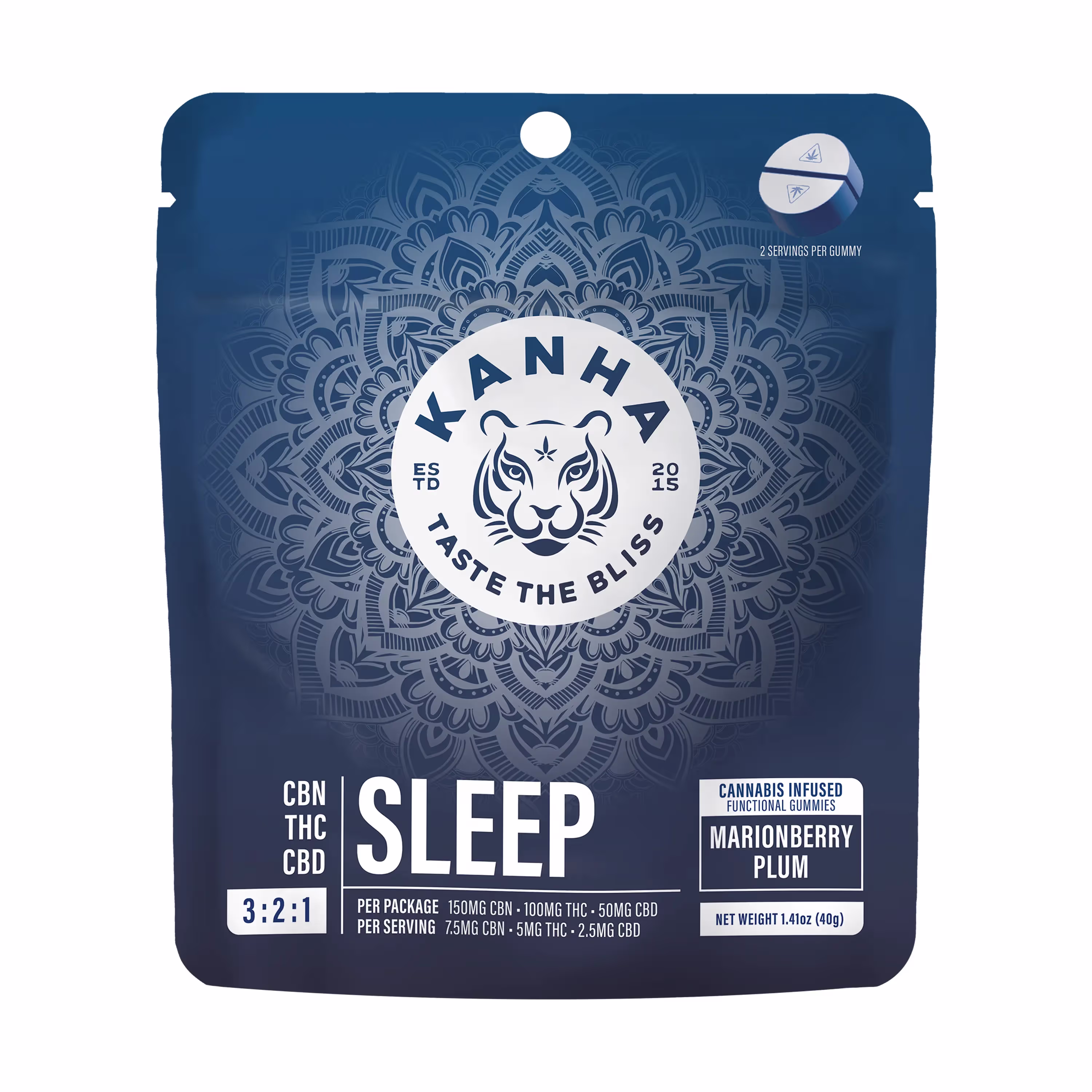 Marionberry Plum 1:2:3 | THC:CBN:CBD | 10pk