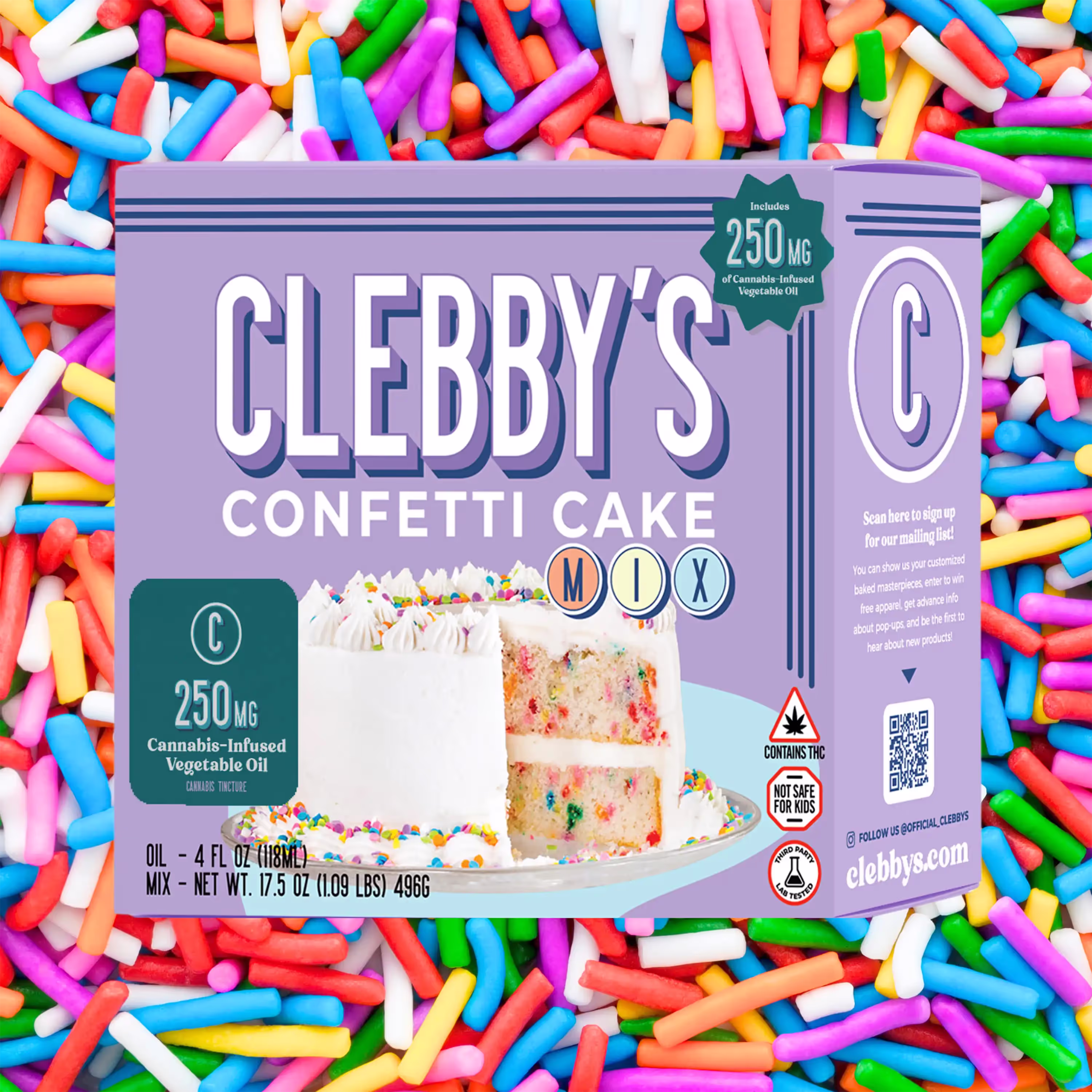 Confetti Cake | Bake Mix | 250mg