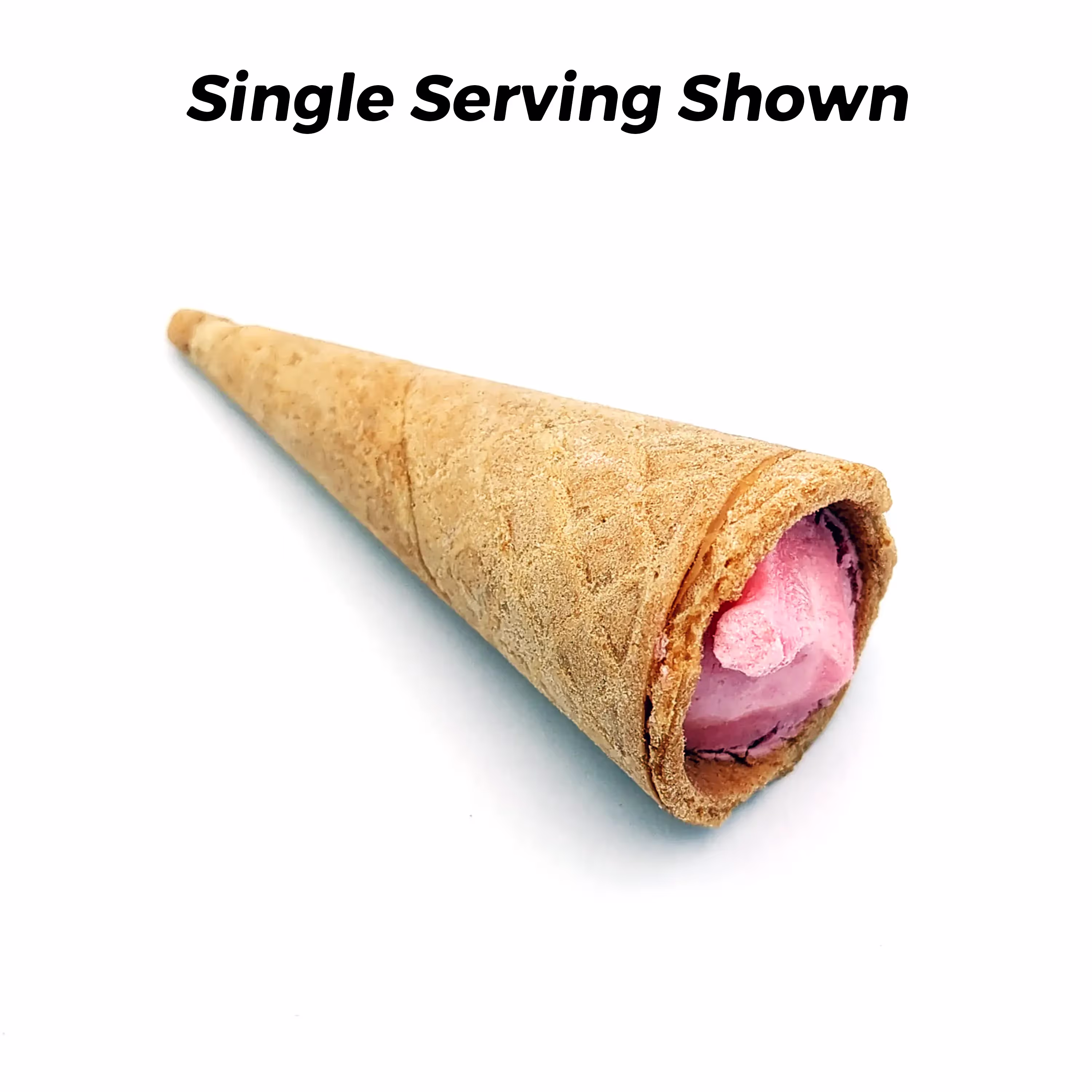 Freeze Dried Ice Cream Cone | Strawberry | 10pk