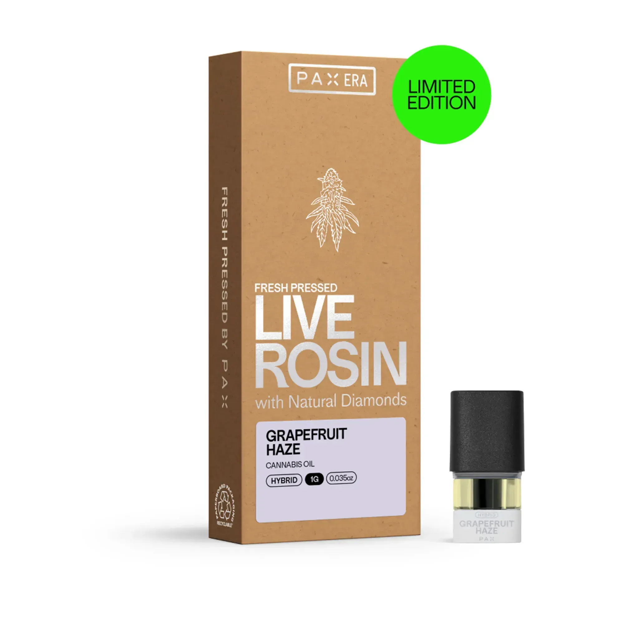 Grapefruit Haze | Live Rosin with Diamonds Pax Pod | 1g