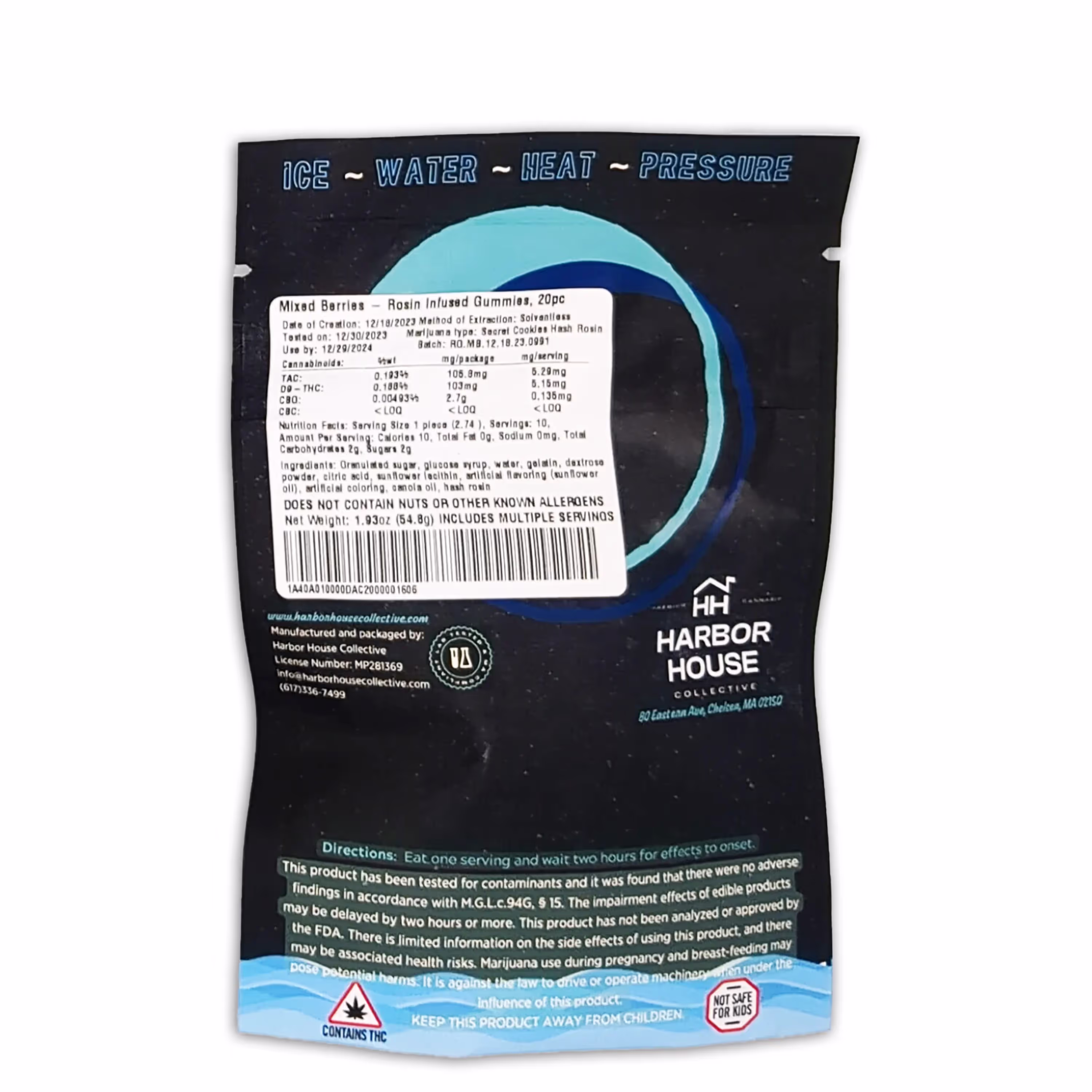 Mixed Berry | Secret Cookies Rosin Gummies | 20pk