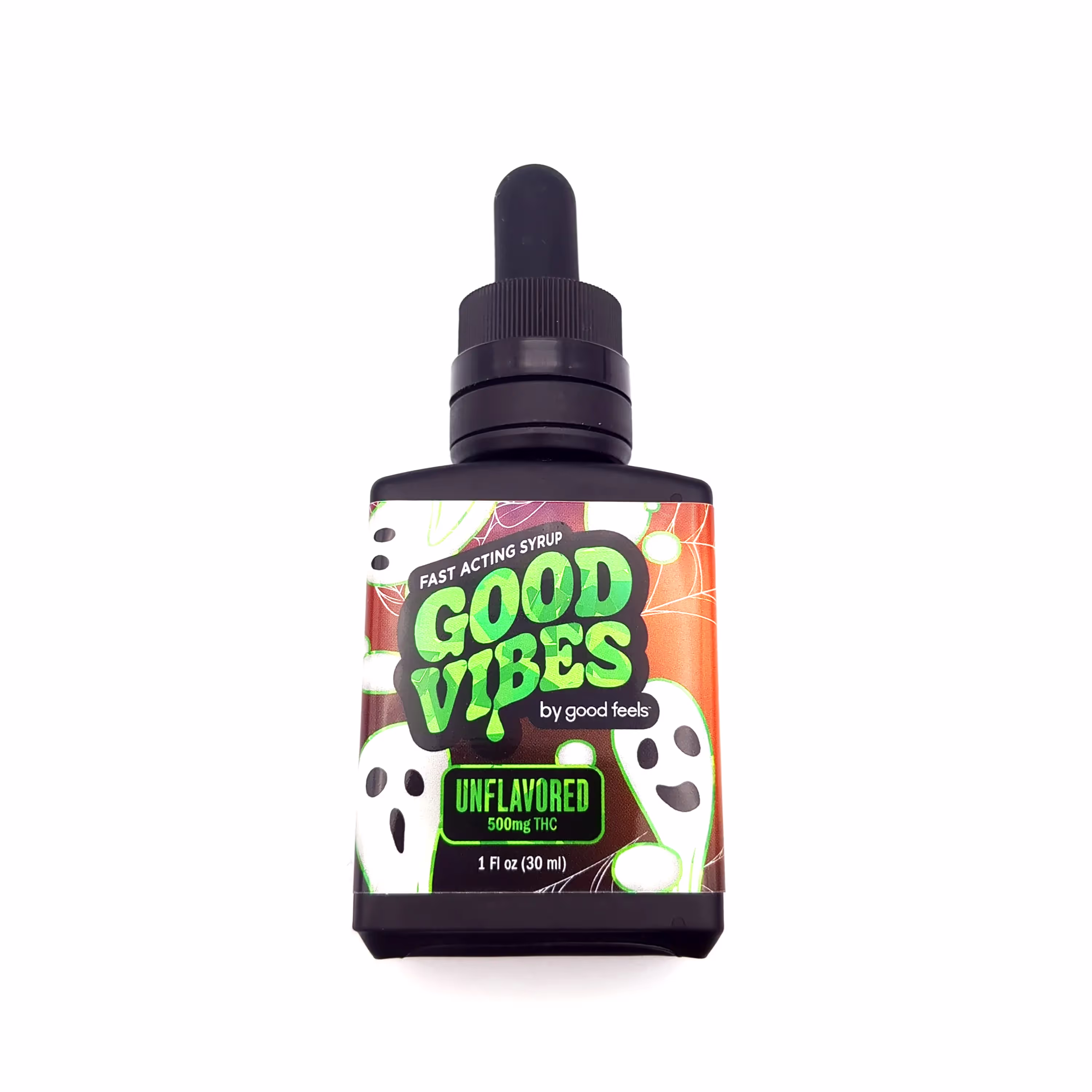 Glow in the Dark Unflavored | Spooky Vibes Syrup | 500mg
