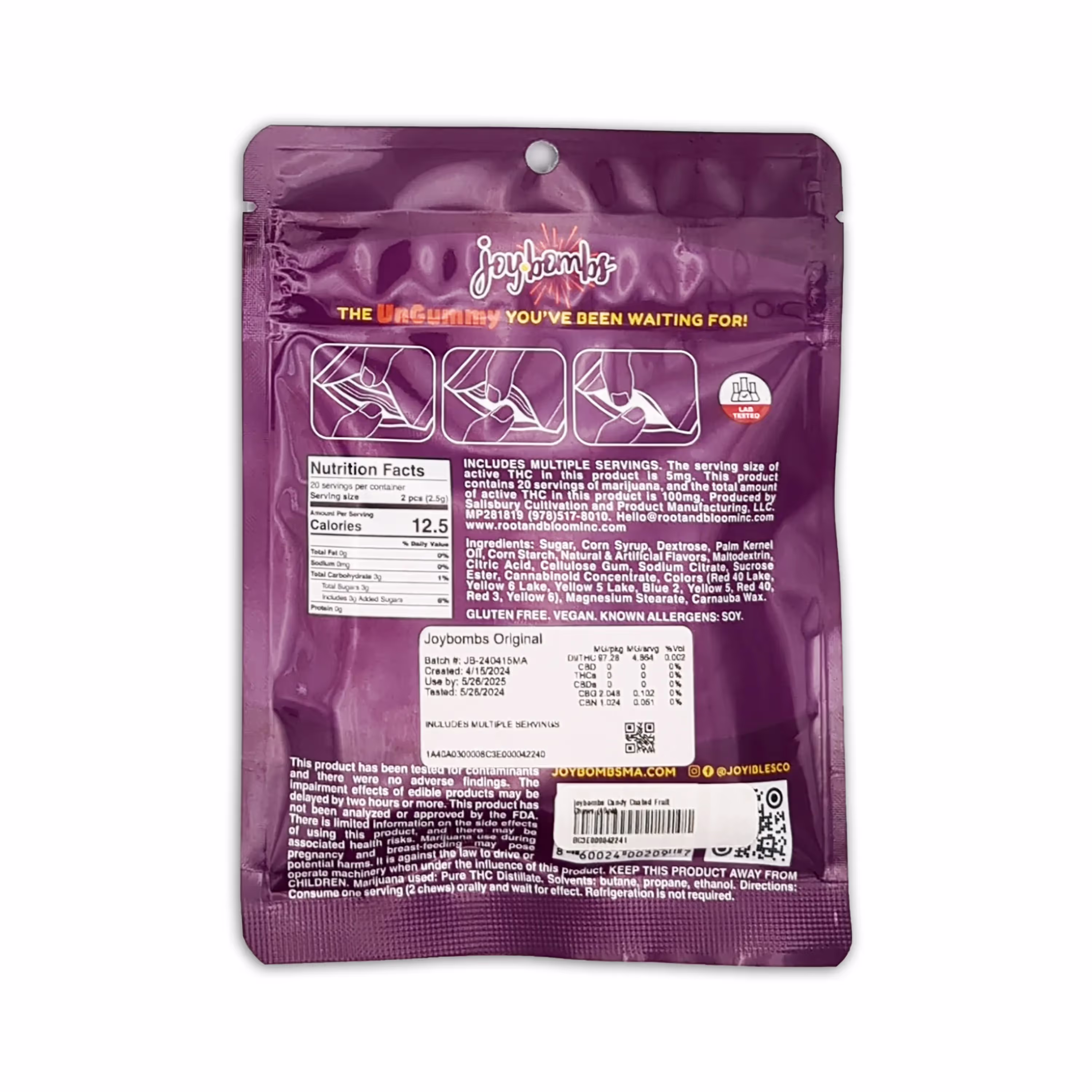 Candy Coated Fruit Chews | 40pk