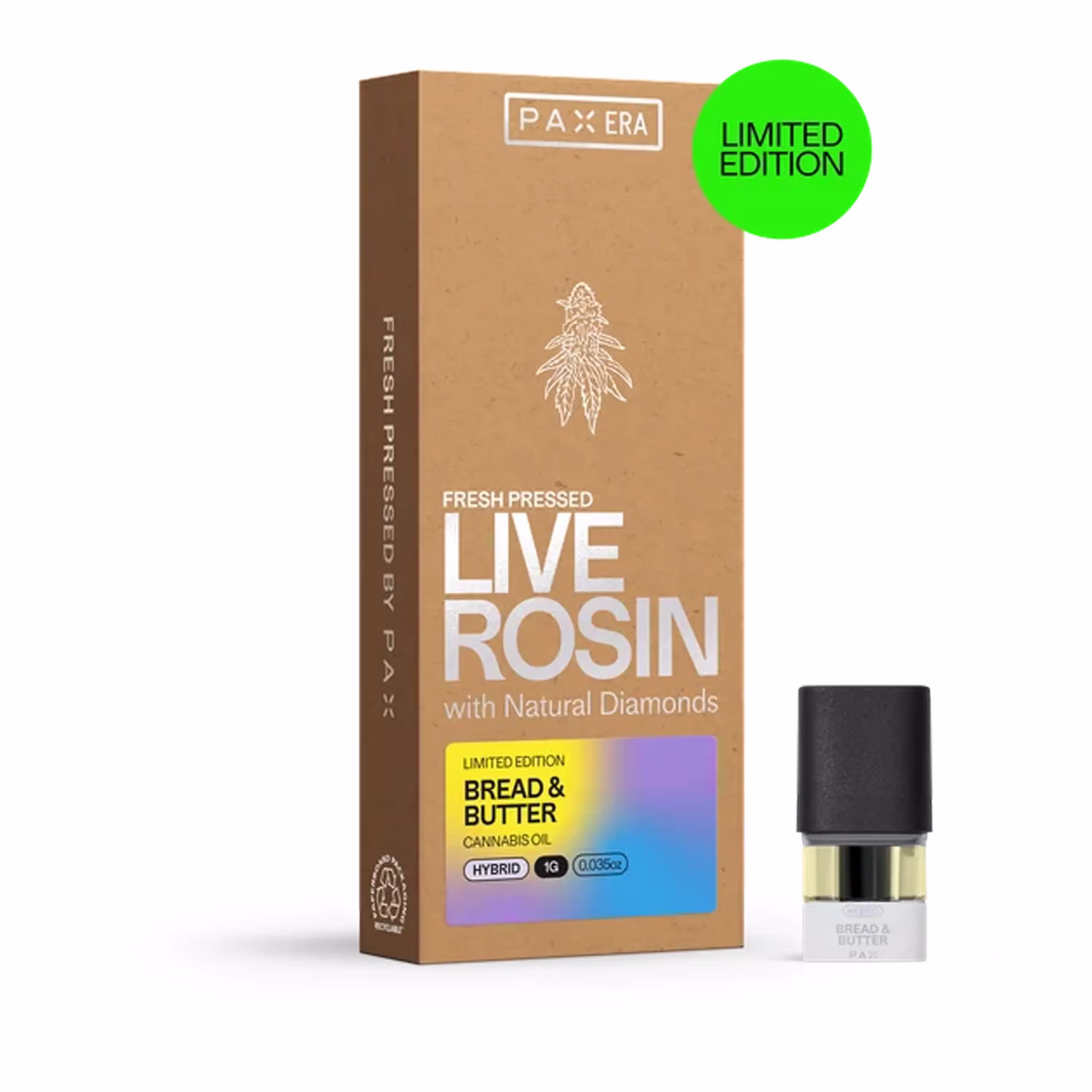 Bread and Butter | Live Rosin with Diamonds Pax Pod | 1g