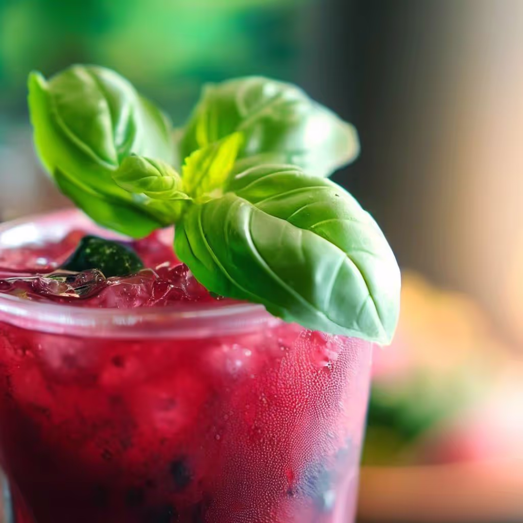 Basil Berry Cannabis Infused Refresher Recipe