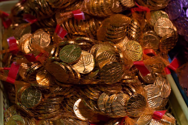 Cannabis Infused Chocolate Gelt for Hannukah