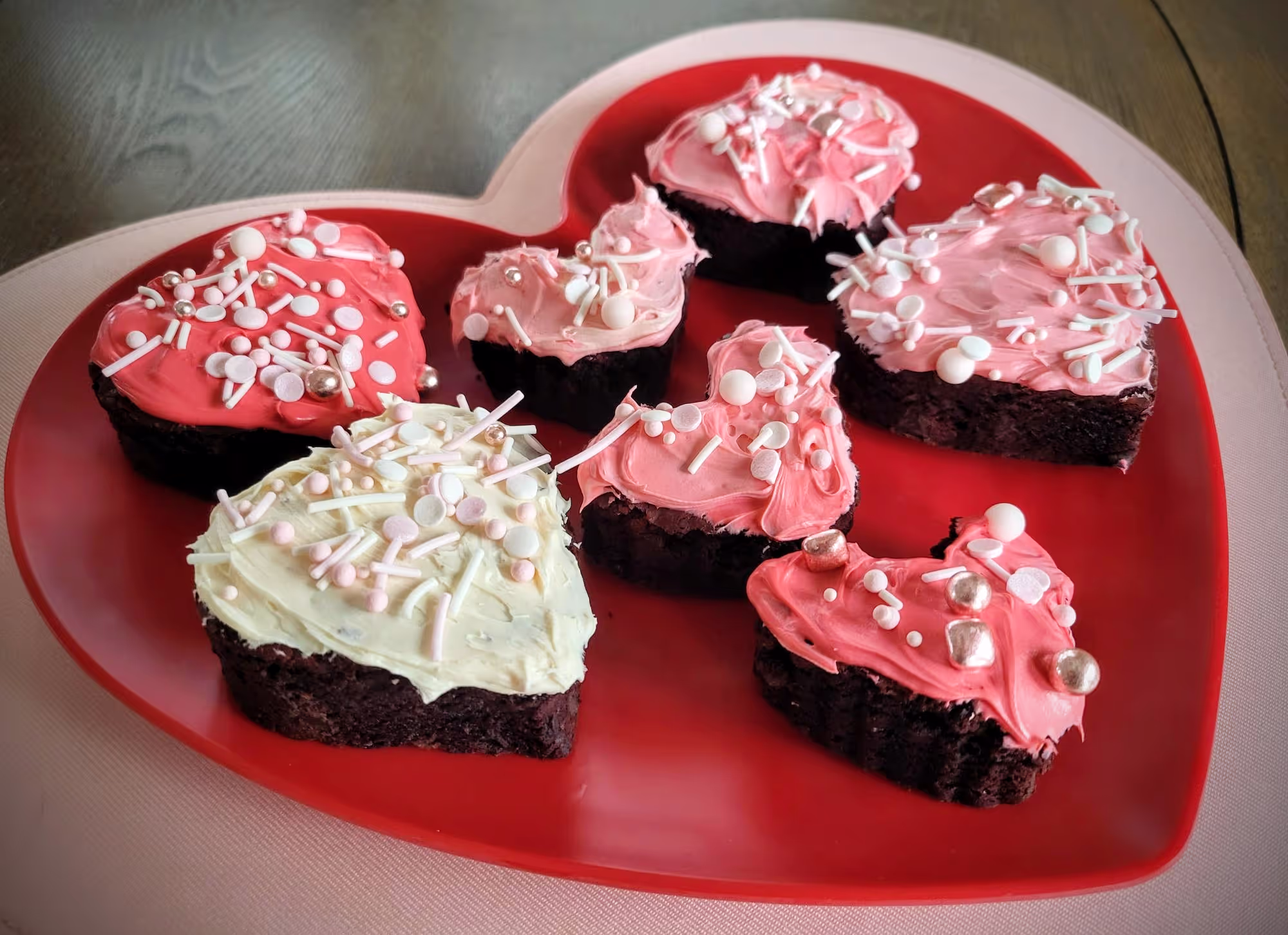 Clebby's Triple Chocolate Red Velvet Brownies