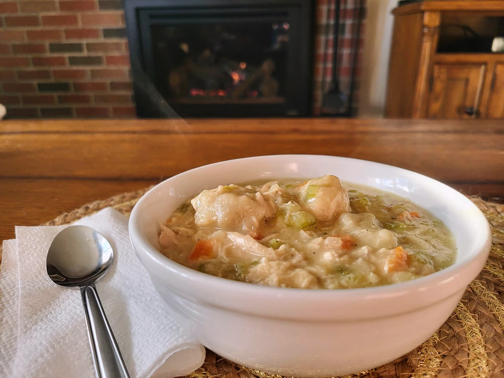 Comfy and Cozy RSO Infused Chicken and Dumplings