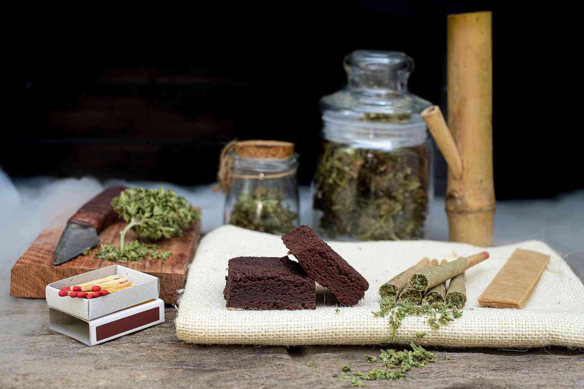 pre-roll marijuana and cake brownies terpene journey