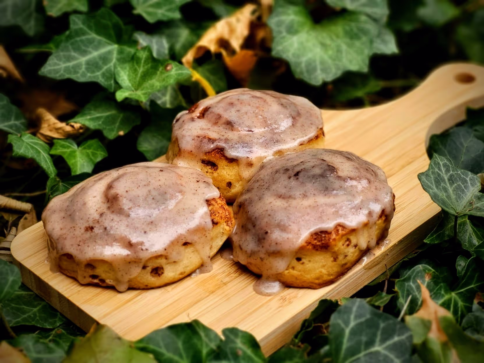 Pumpkin Spice Cinnamon Rolls with Cannabis Infused Icing
