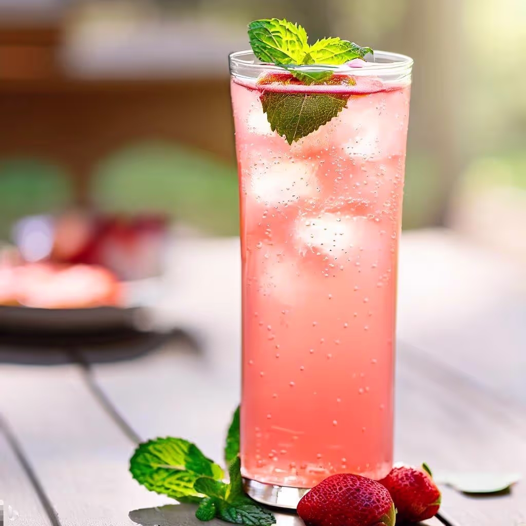 THC Strawberry Lemonade Spritzer - The Summer Energy Drink