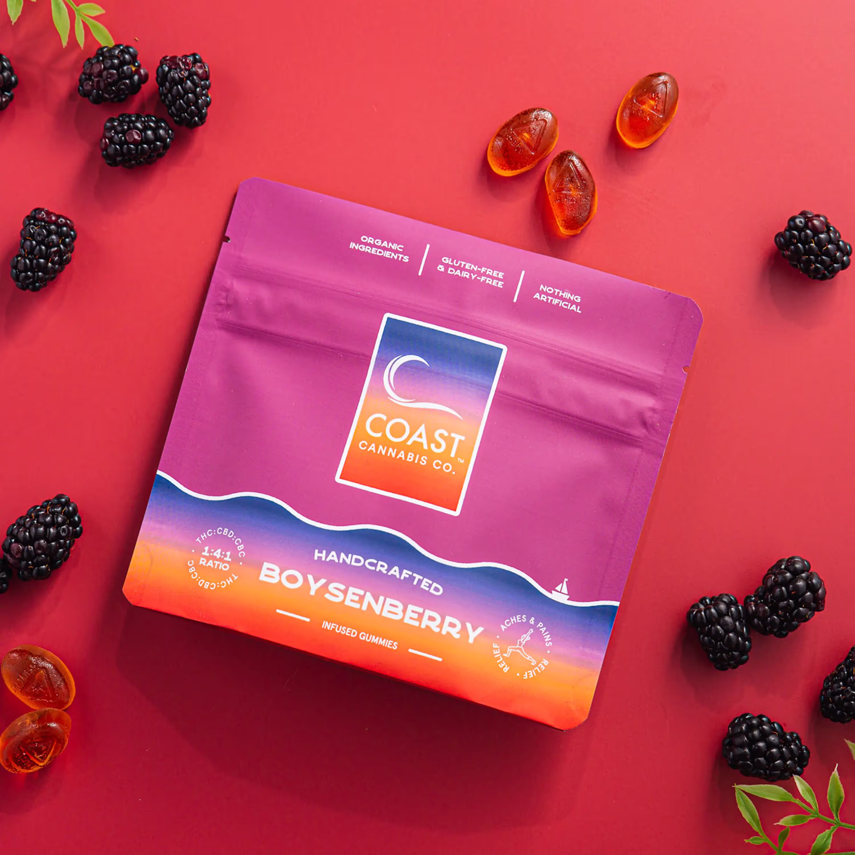 Boysenberry | 1:4:1 THC:CBD:CBC | 20pk