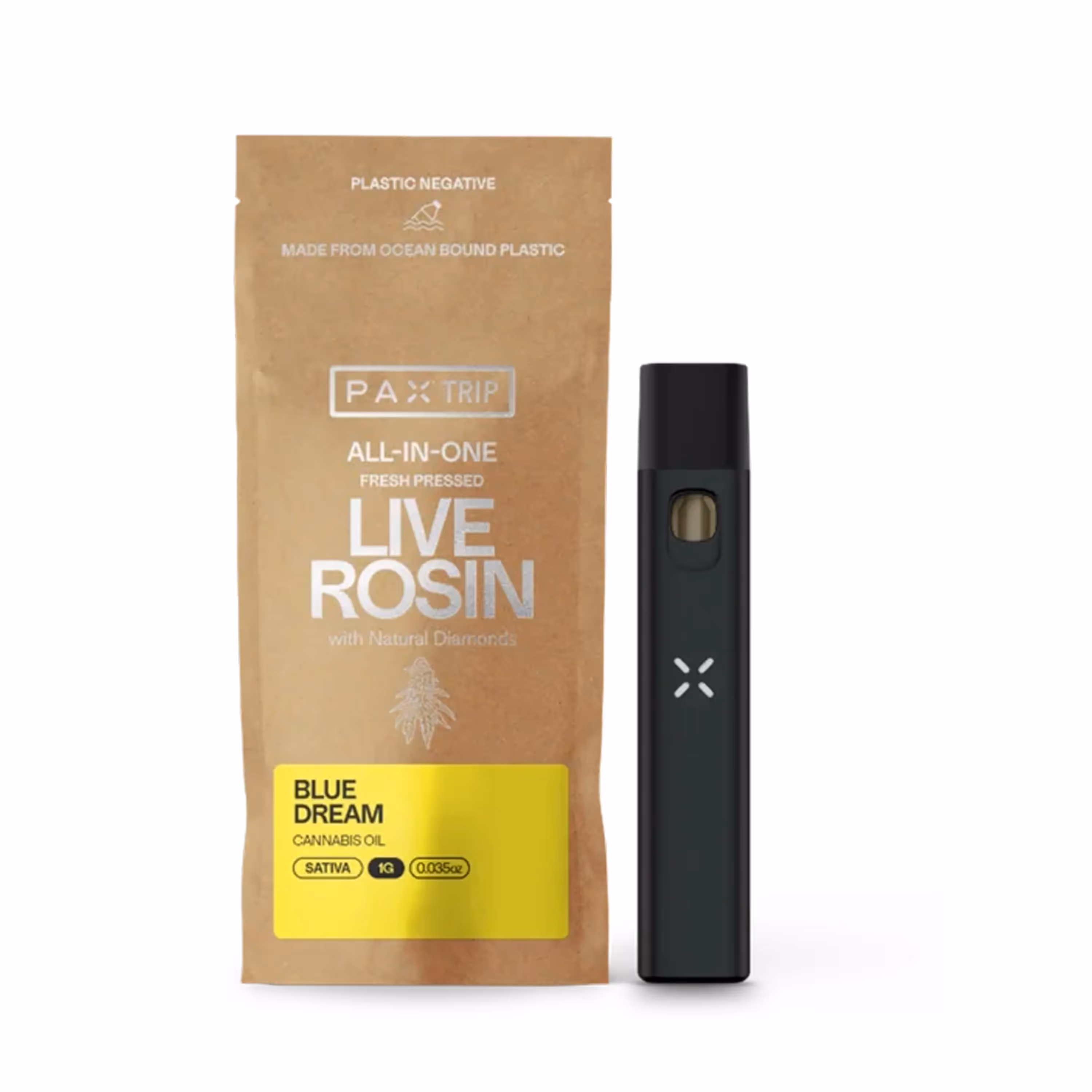 Blue Dream | Live Rosin with Diamonds | All-In-One | 1g