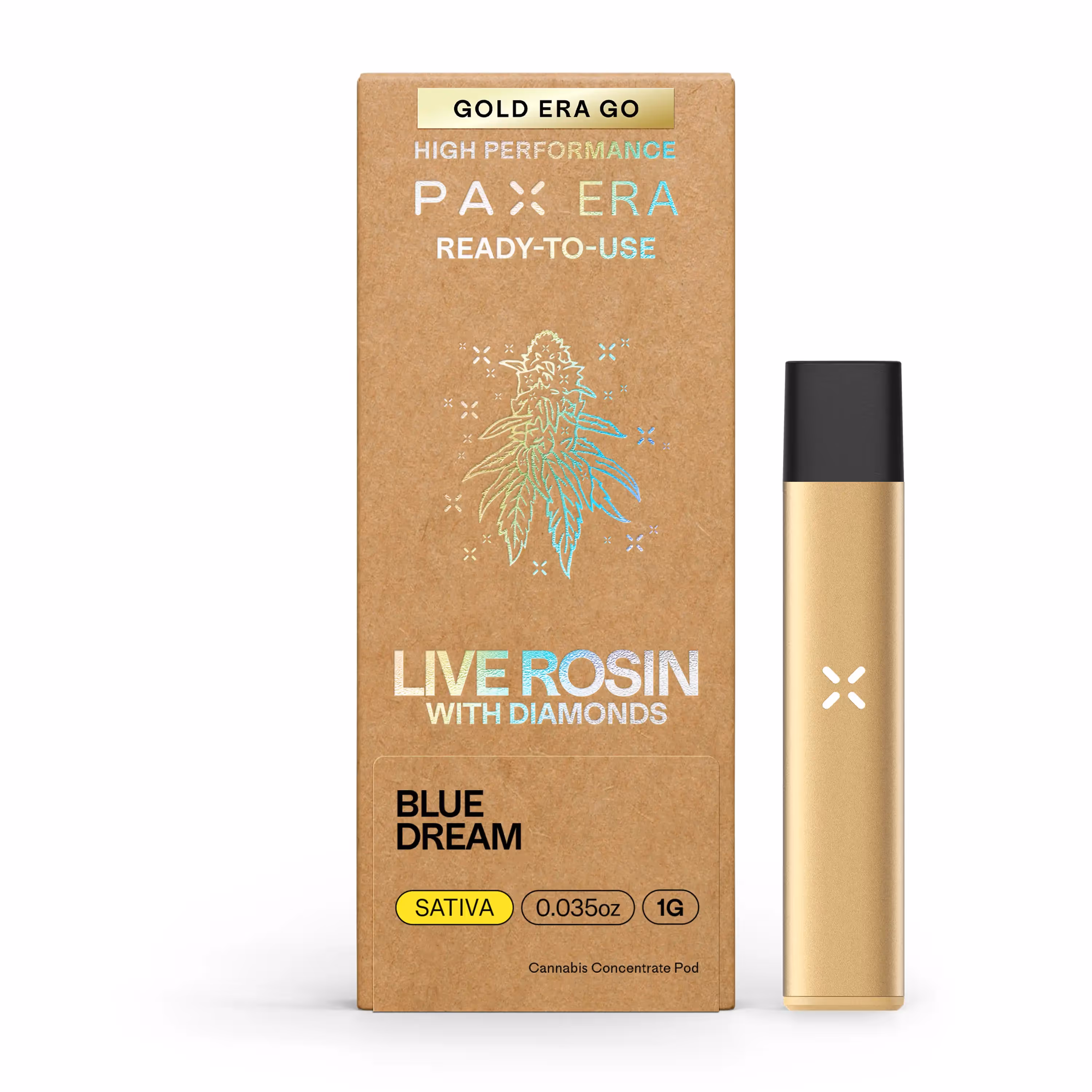Blue Dream | Live Rosin with Diamonds Pax Pod + Device | 1g
