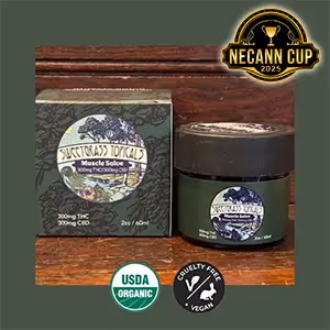 1:1 Muscle Salve | CBD:THC | 300mg