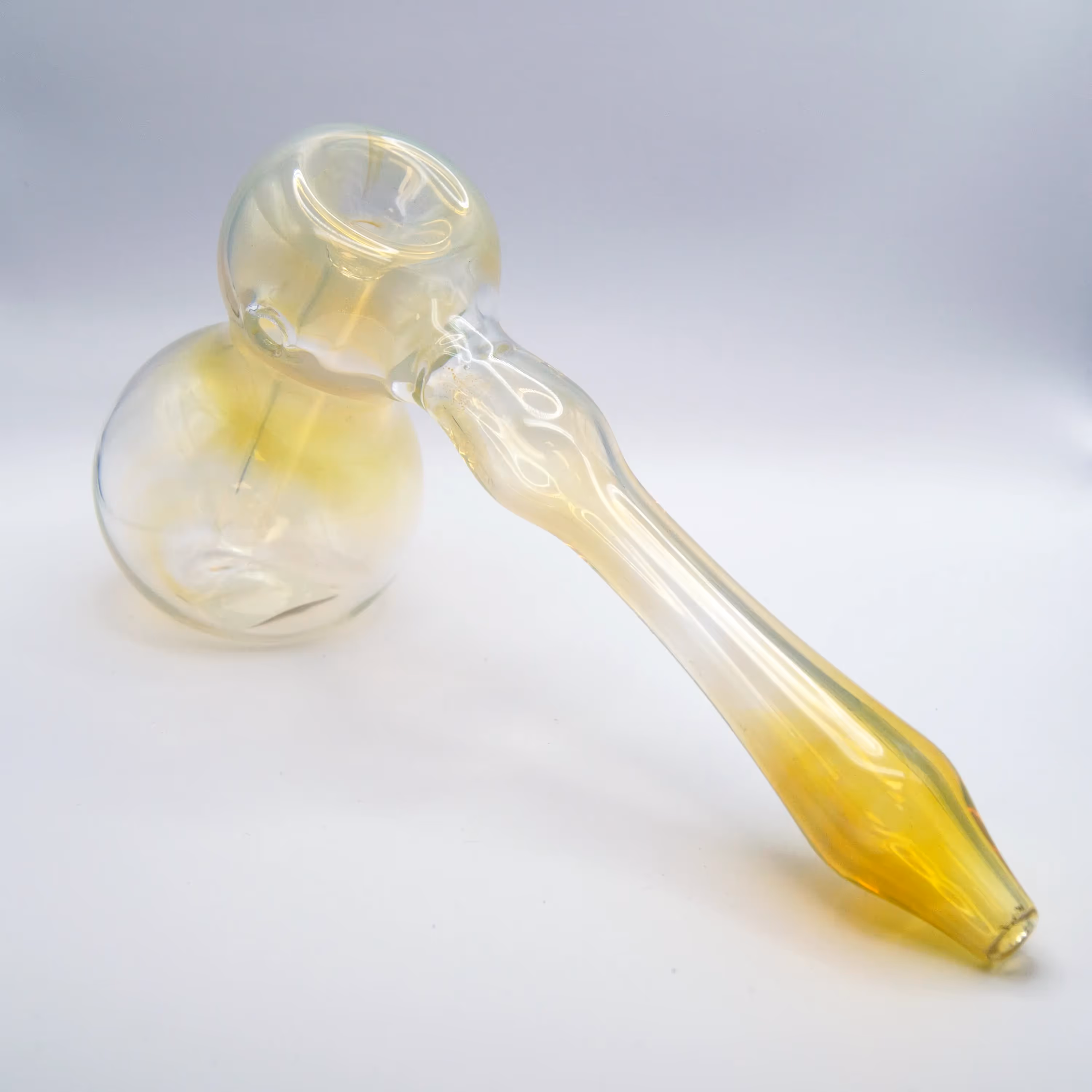 Silver Fume Jumbo Hammer Bubbler | Rainbow Gabe
