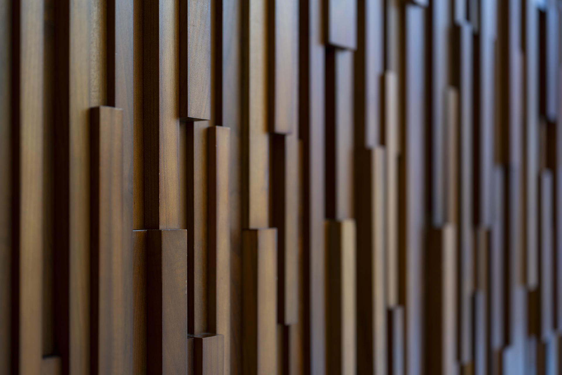 American Hardwoods Timber Wall