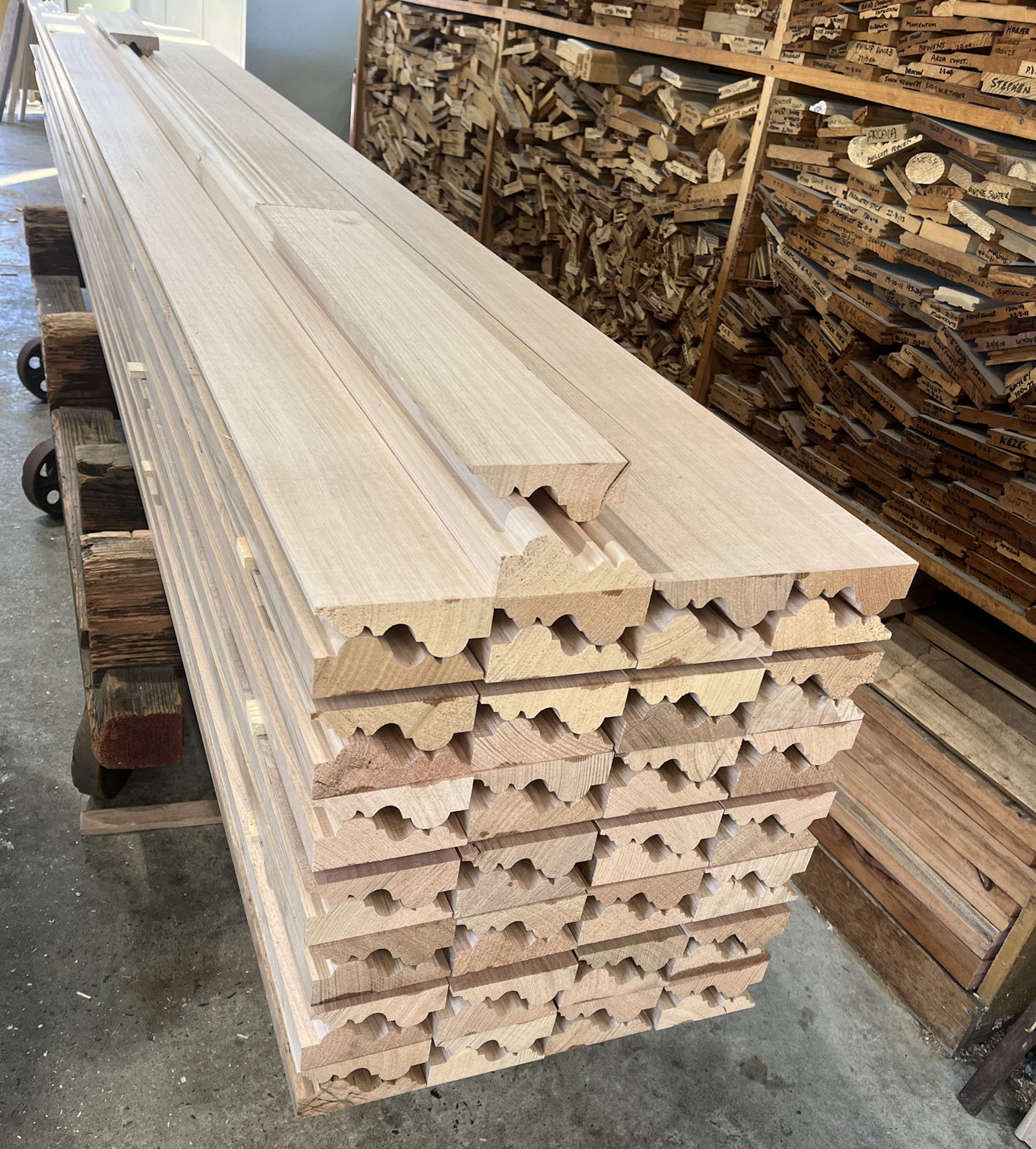 American Hardwoods Timber Machining Shape Examples