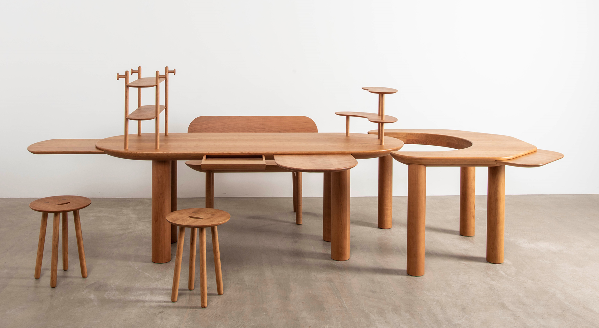 AHEC American Cherry Table. IMesamachine by Jaime HayonPhotographer: David Cleveland