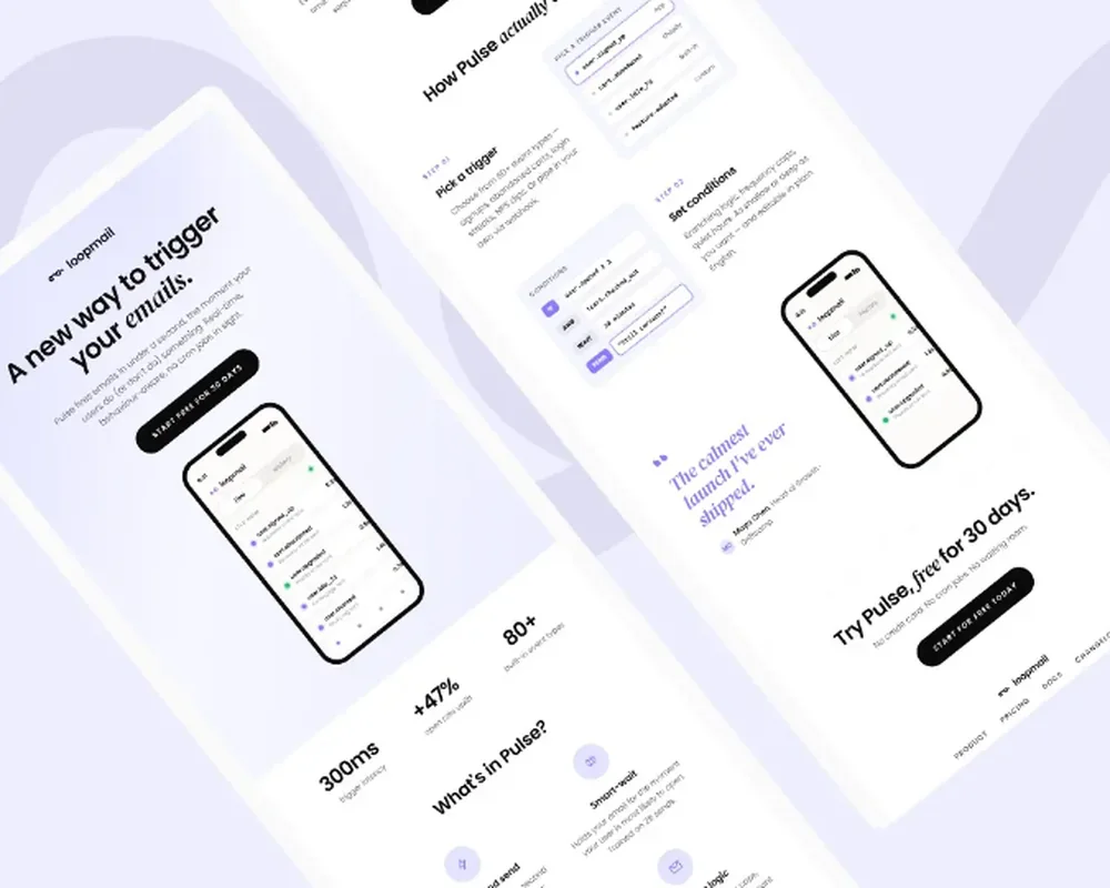 Email design example