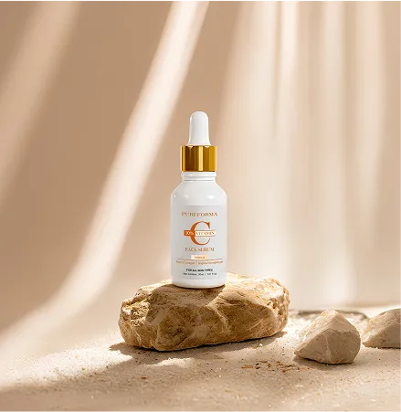 the image is from pureforma, vitamin c face serum
