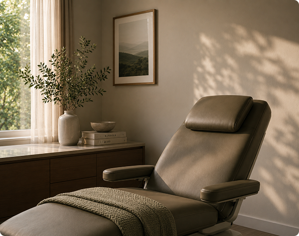 A clinical, professional representation of advanced brain-based treatment technology.