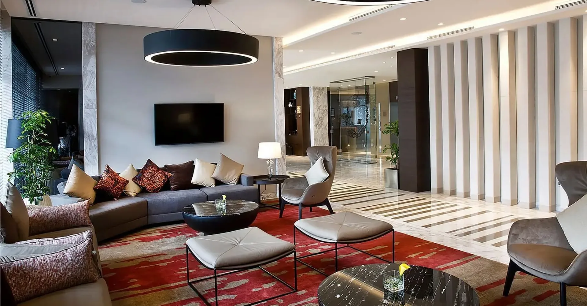 Hotel lobby and public-area furniture application