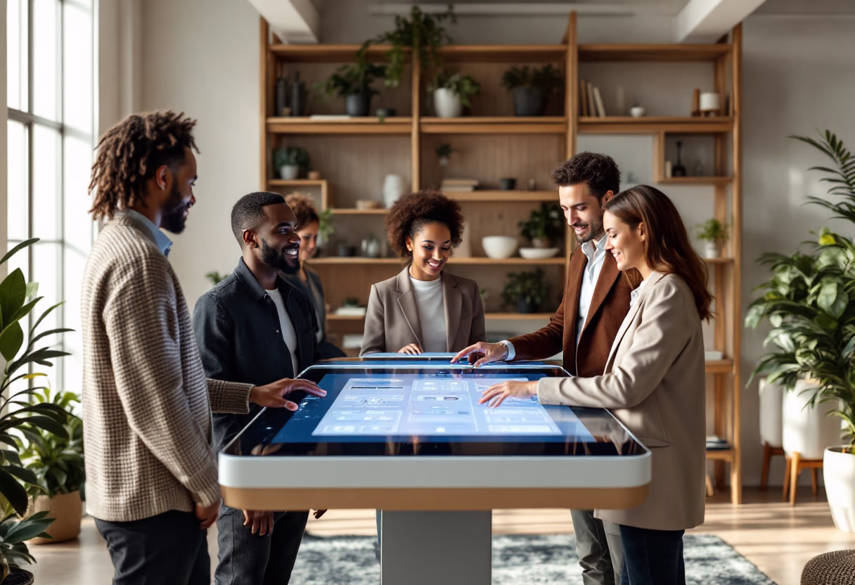 image of tech solutions demonstration (for a hr tech)