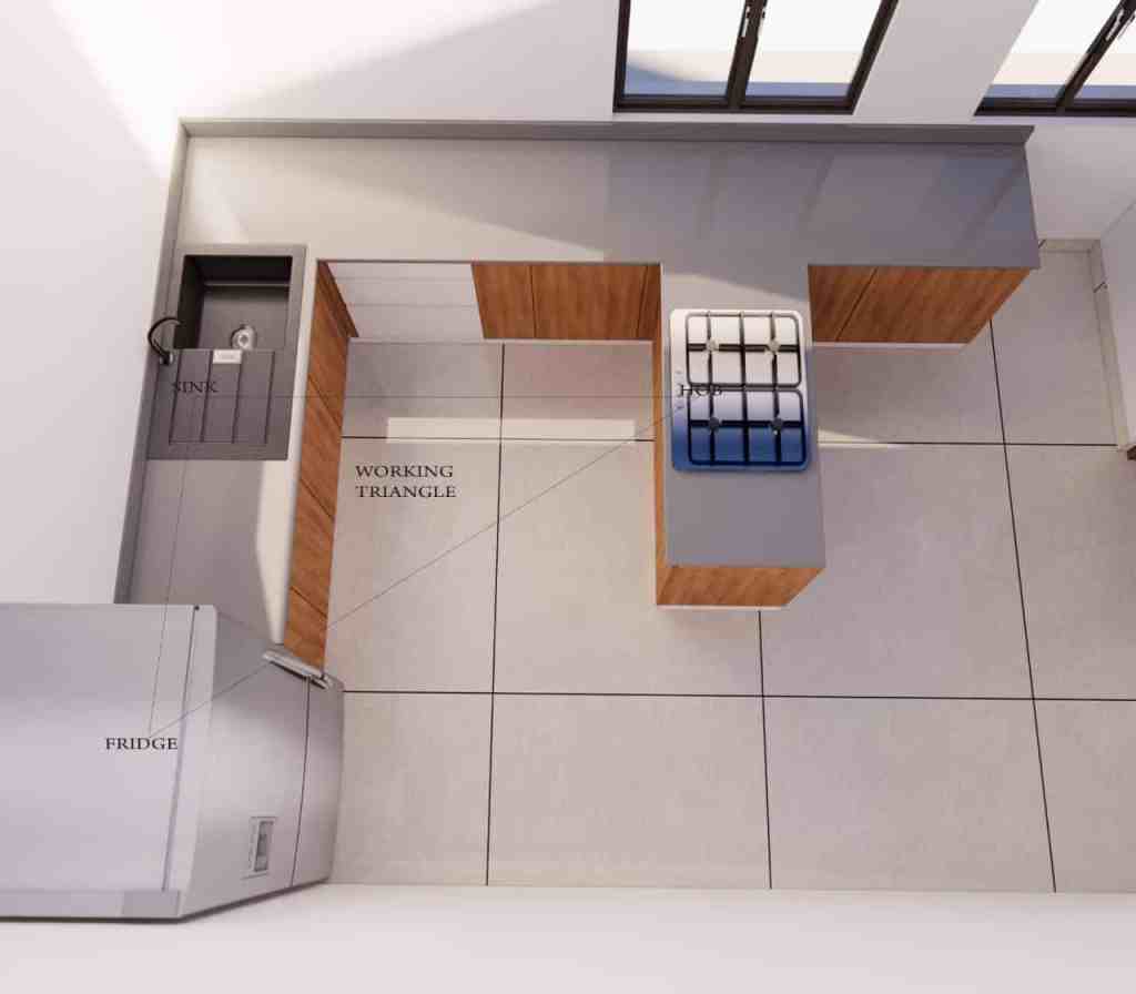 g shaped kitchen modular design