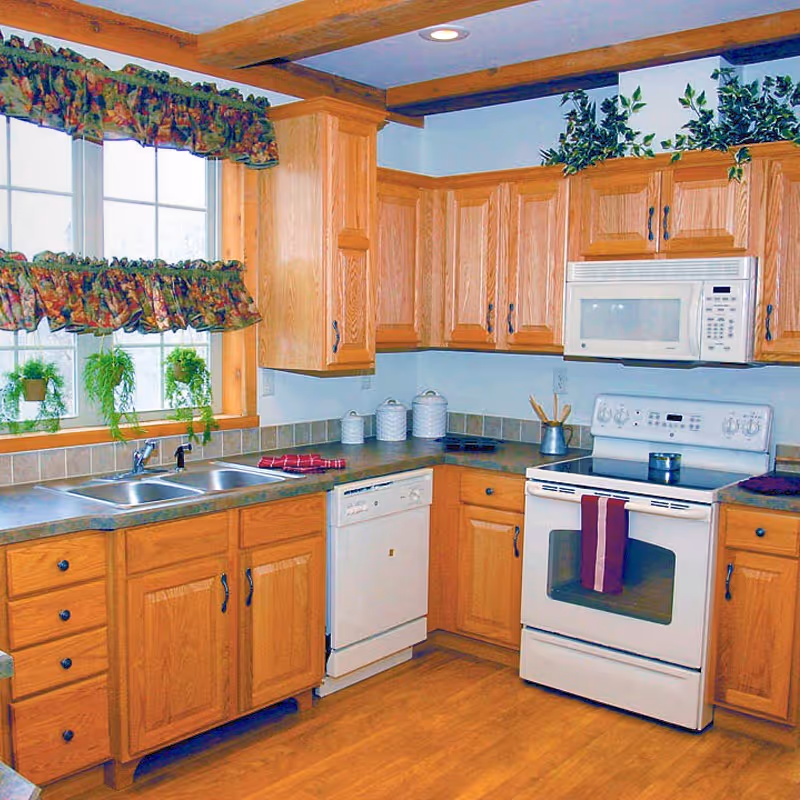 retro modular kitchen design