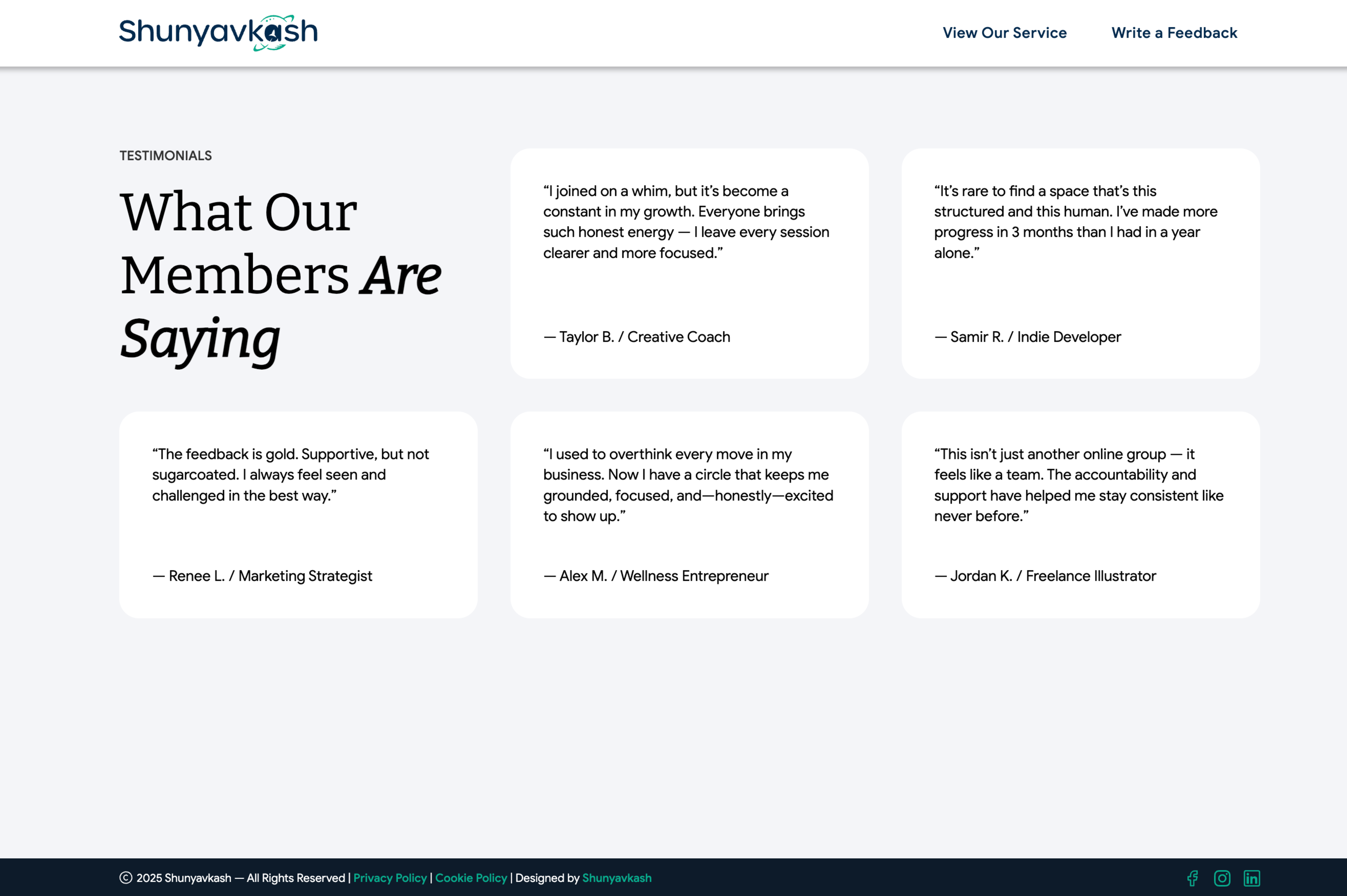 site profile thumbnail