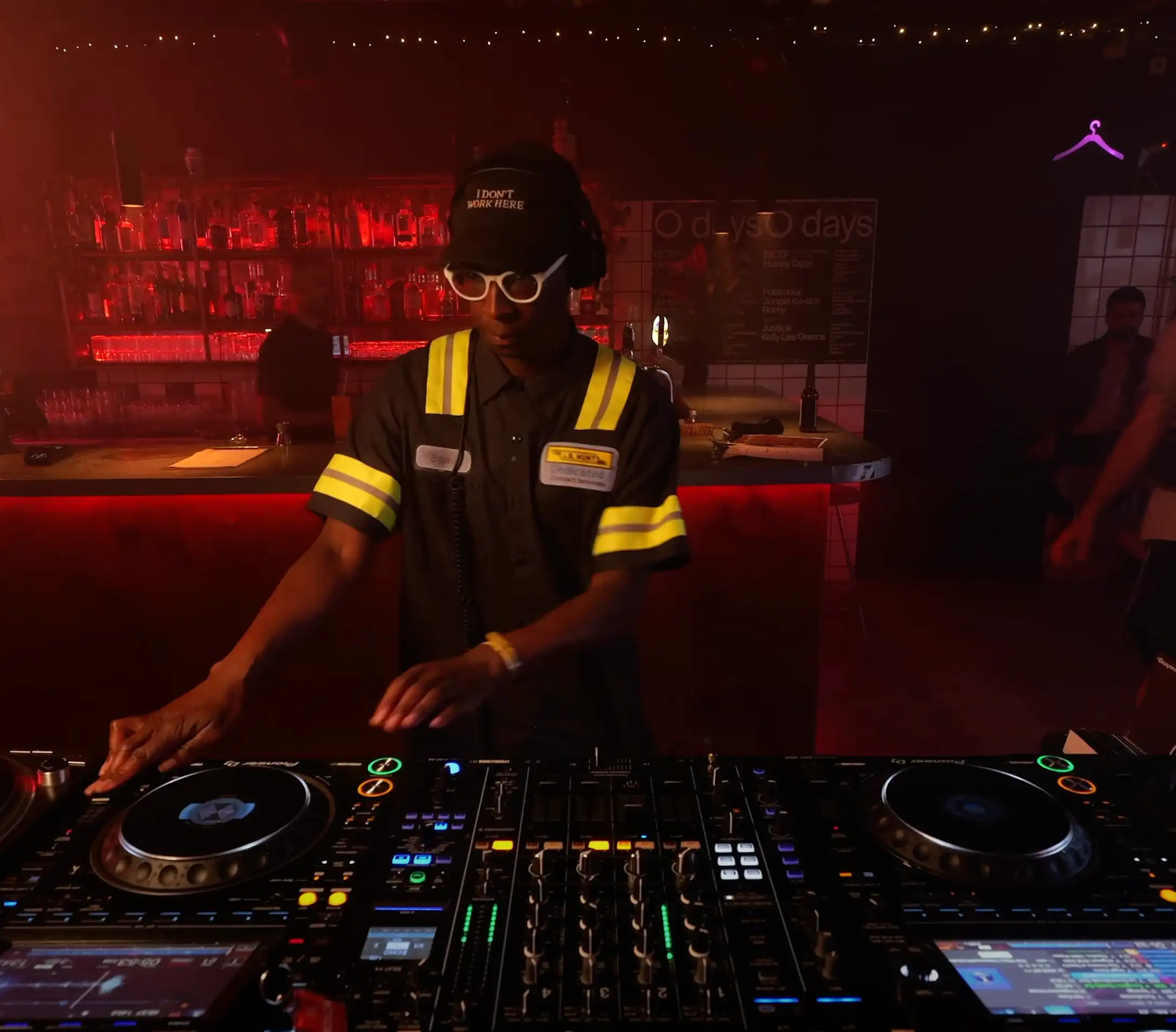 Harrisomn Heat performing at the O Days Takeover broadcasted by Radio Panini at Jolene Bar on July 11, 2025.