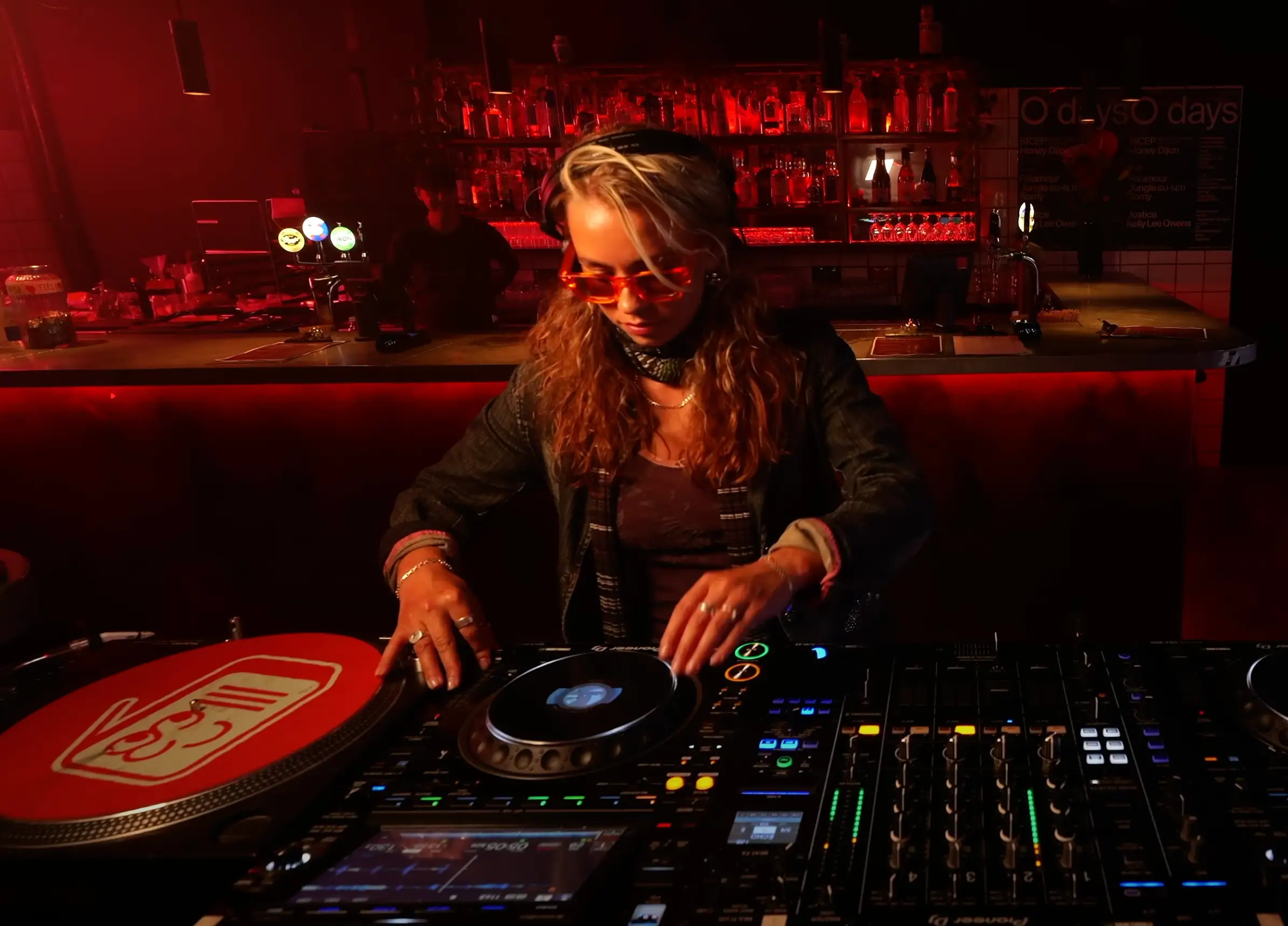 Mari to the future performing at the O Days Takeover broadcasted by Radio Panini at Jolene Bar on July 11, 2025.