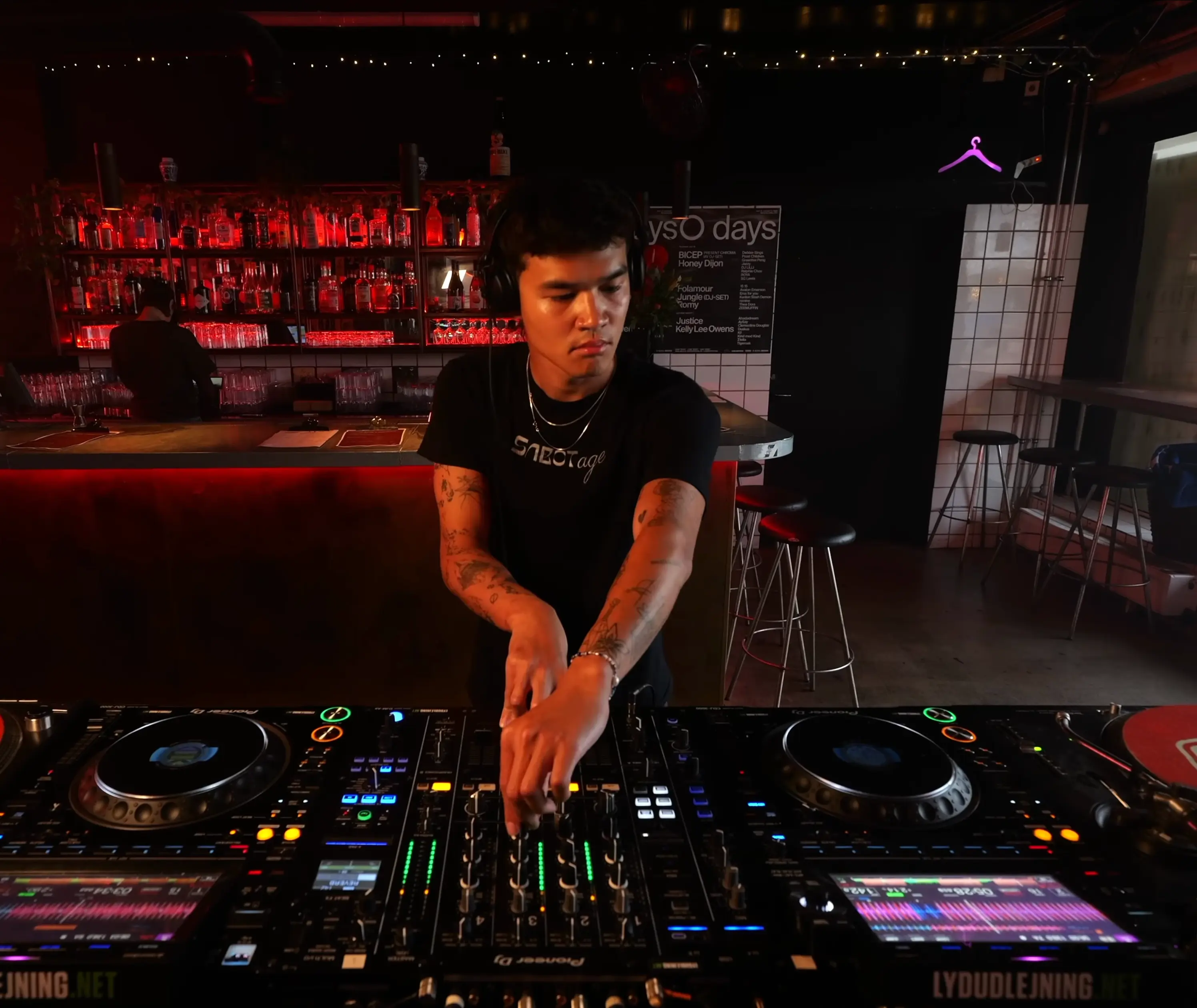 Vivianne4ever performing at the O Days Takeover broadcasted by Radio Panini at Jolene Bar on July 11, 2025.