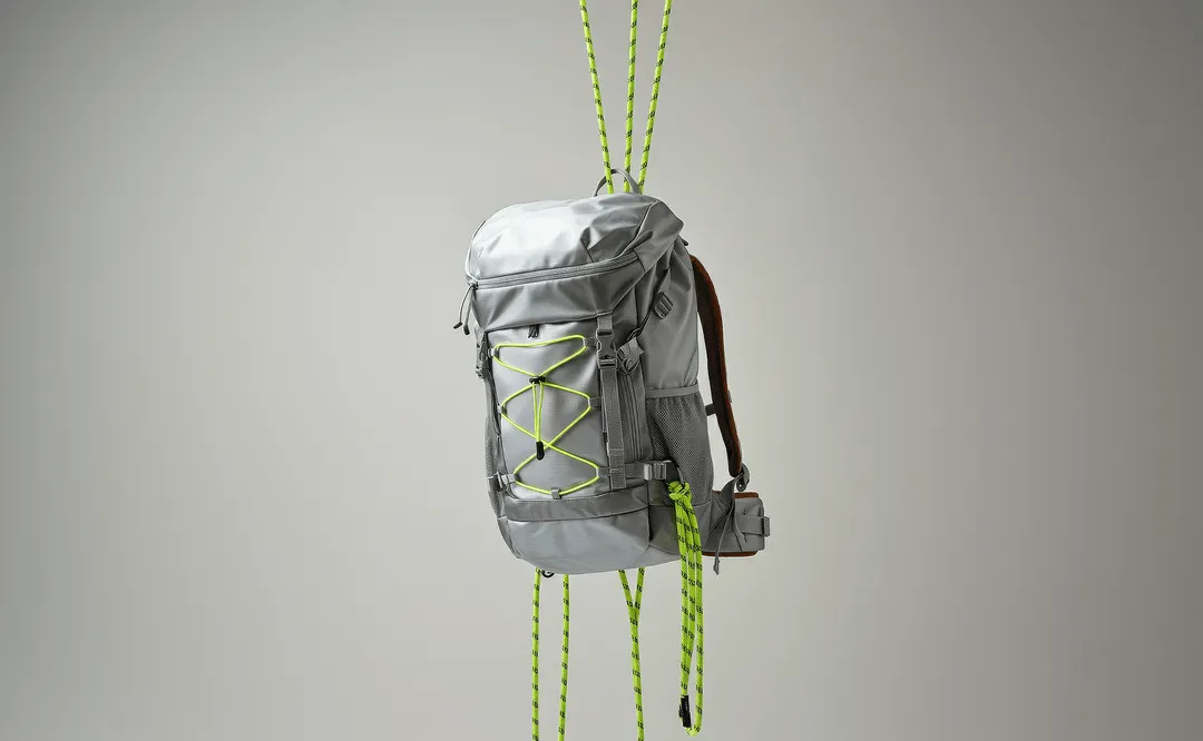 backpack with light background