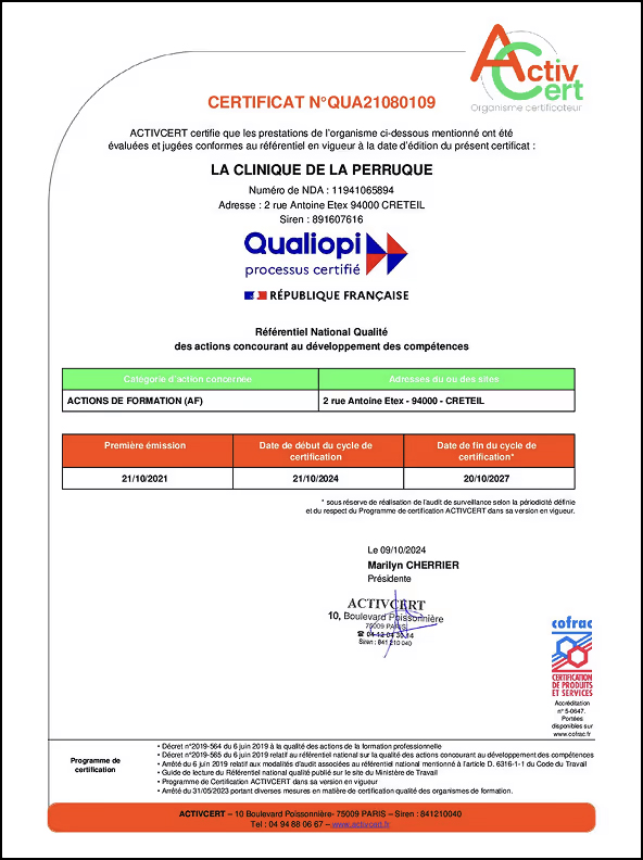 Financer sa formation prothésiste capillaire avec le CPF : guide complet