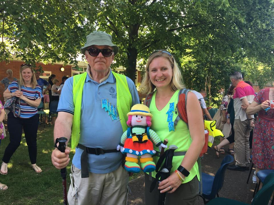 David and Sandra, the 24 hour walkers