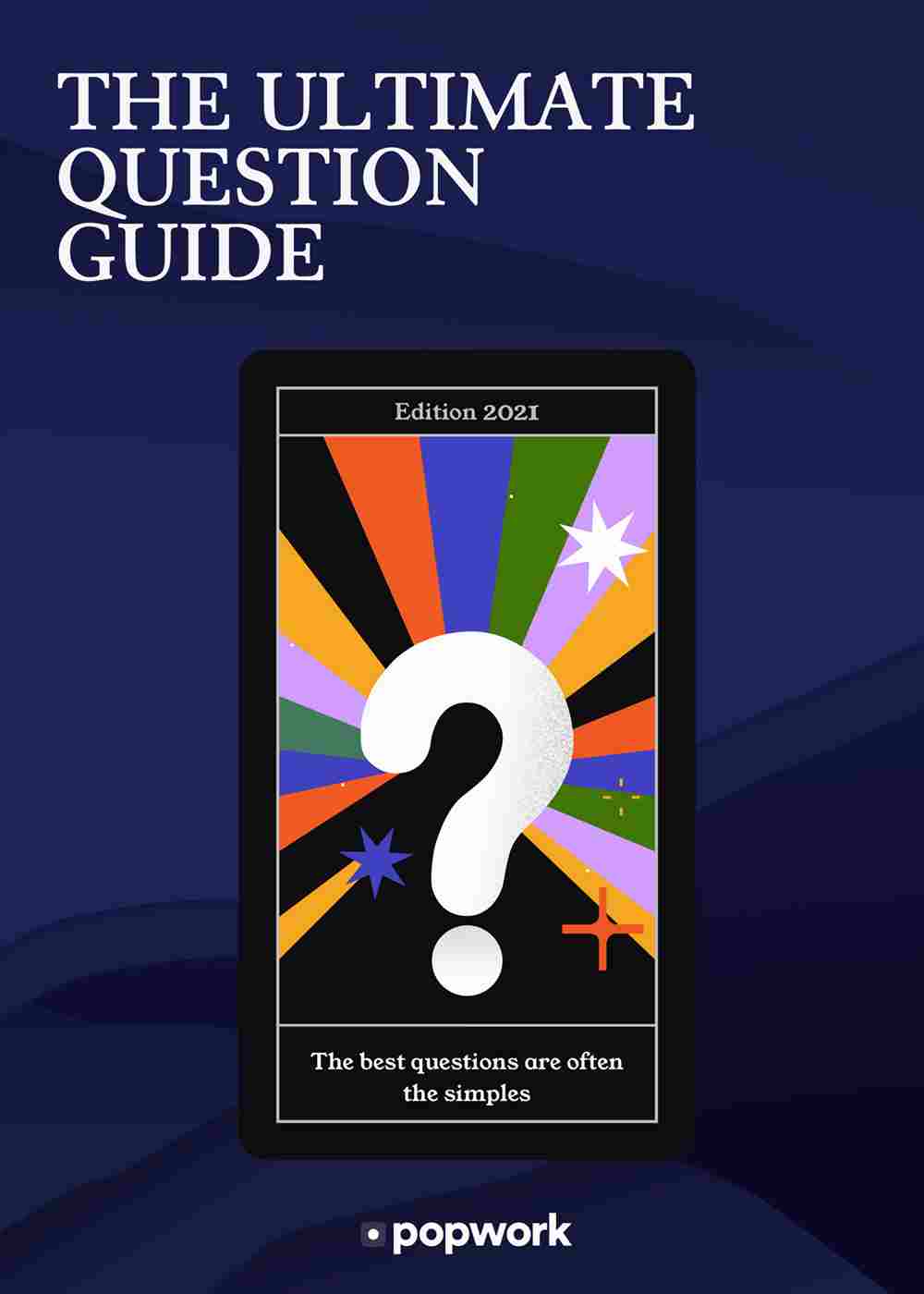 Cover of the Popwork questions guide for managers