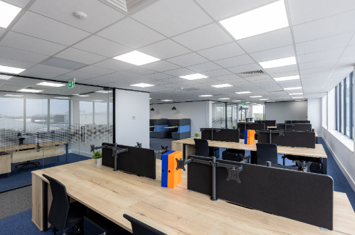 Phoenix Business Park sustainable office space in Essex with solar panels
