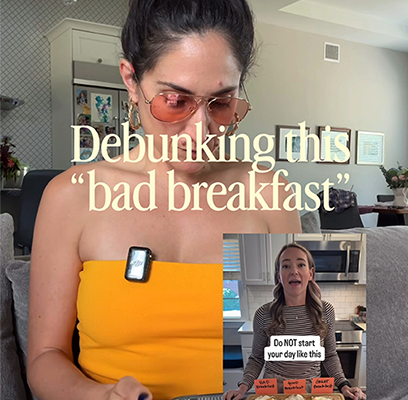 I know a bad breakfast when I see one. I used to eat it daily.