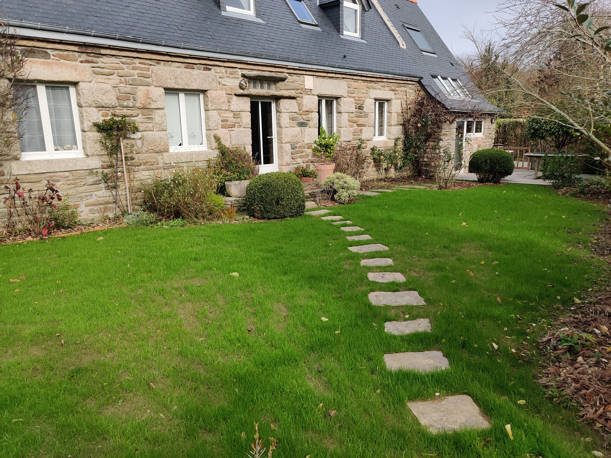 elegant outdoor seating area