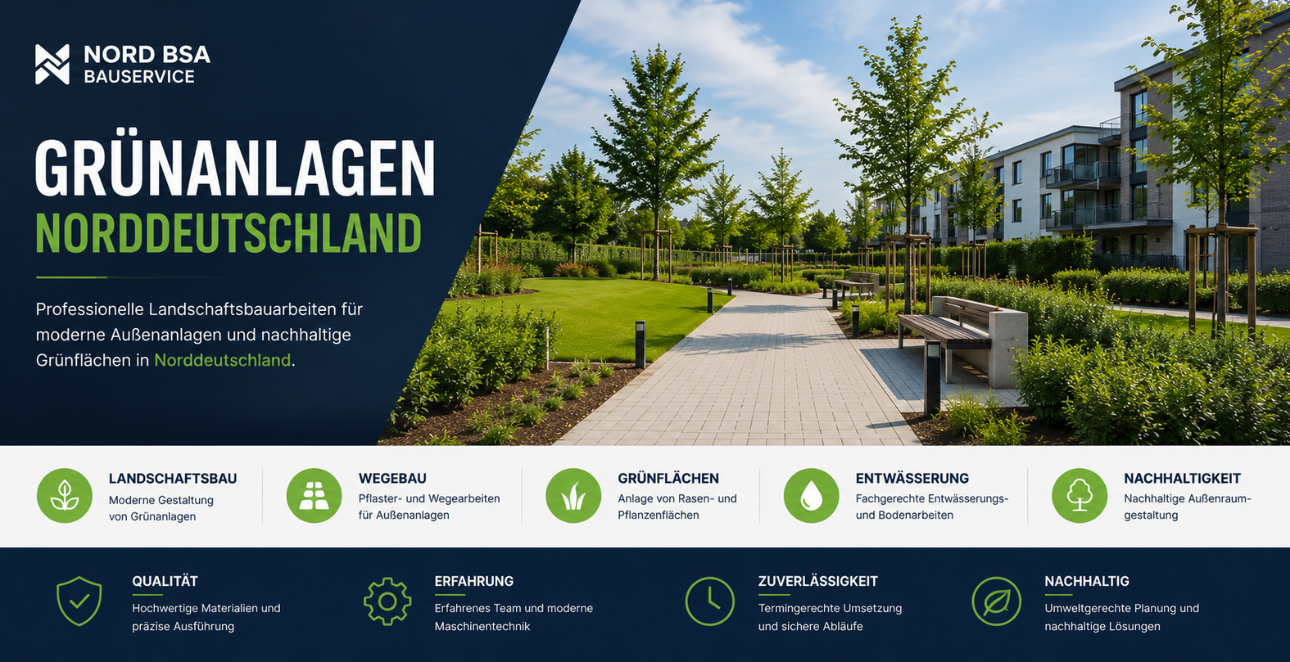 Grünanlagen Norddeutschland