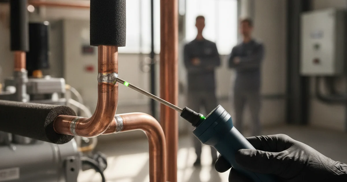 Règlement F gas : détection de fuite de fluide frigorigène sur un groupe froid
