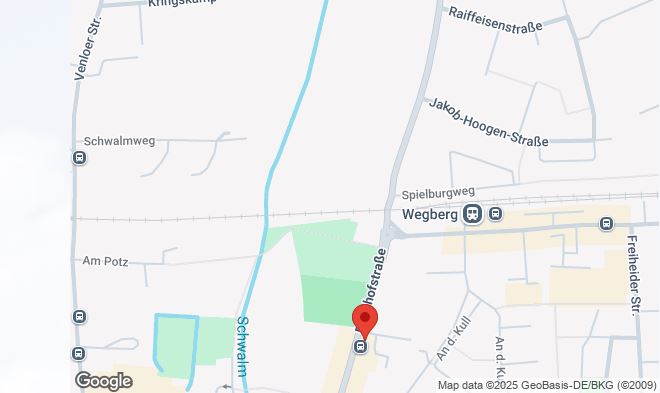 Kartenausschnitt mit dem Standort von Die Wissenswelt in Wegberg