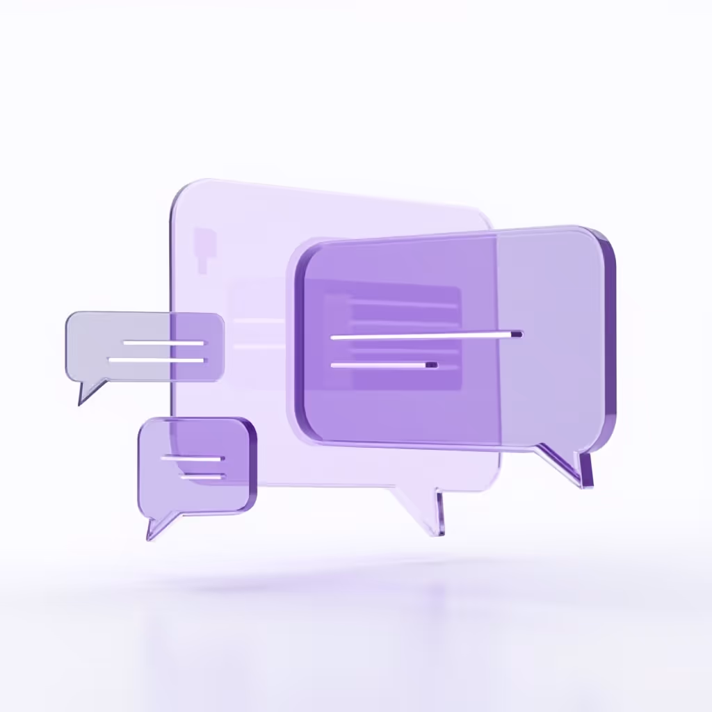 Futuristic technological visualization with glass morphism design elements