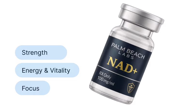 Palmb Beach Labs NAD+, Strenght, Energy & Vitality, Focus