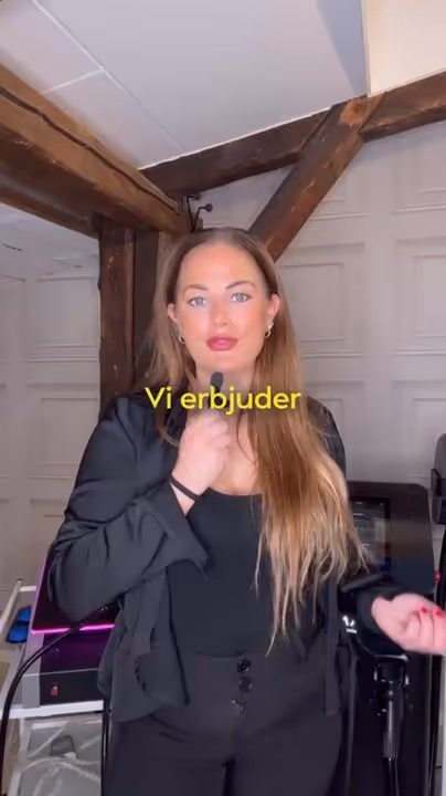 video thumbnail of cajsas beauty glow clinic talking