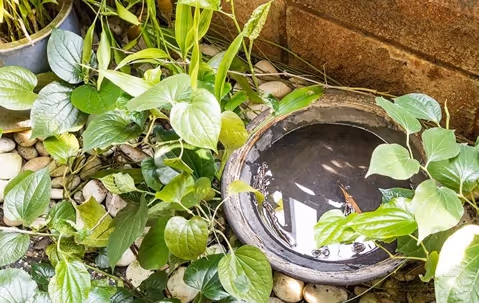 standing water in decatur yard