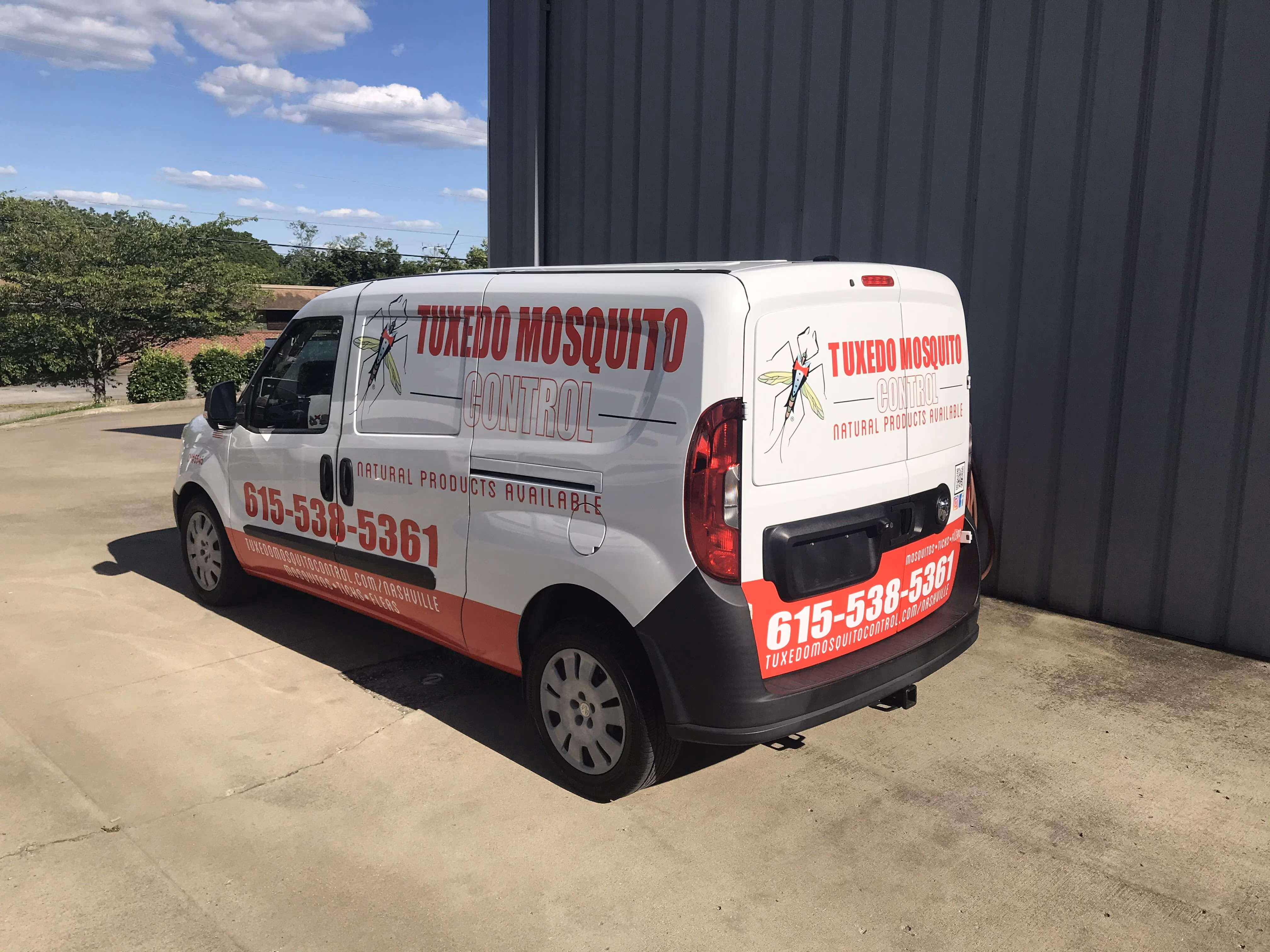 Tuxedo Mosquito Control service van