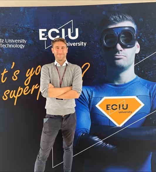 Tim Marshall at an ECIU Event.